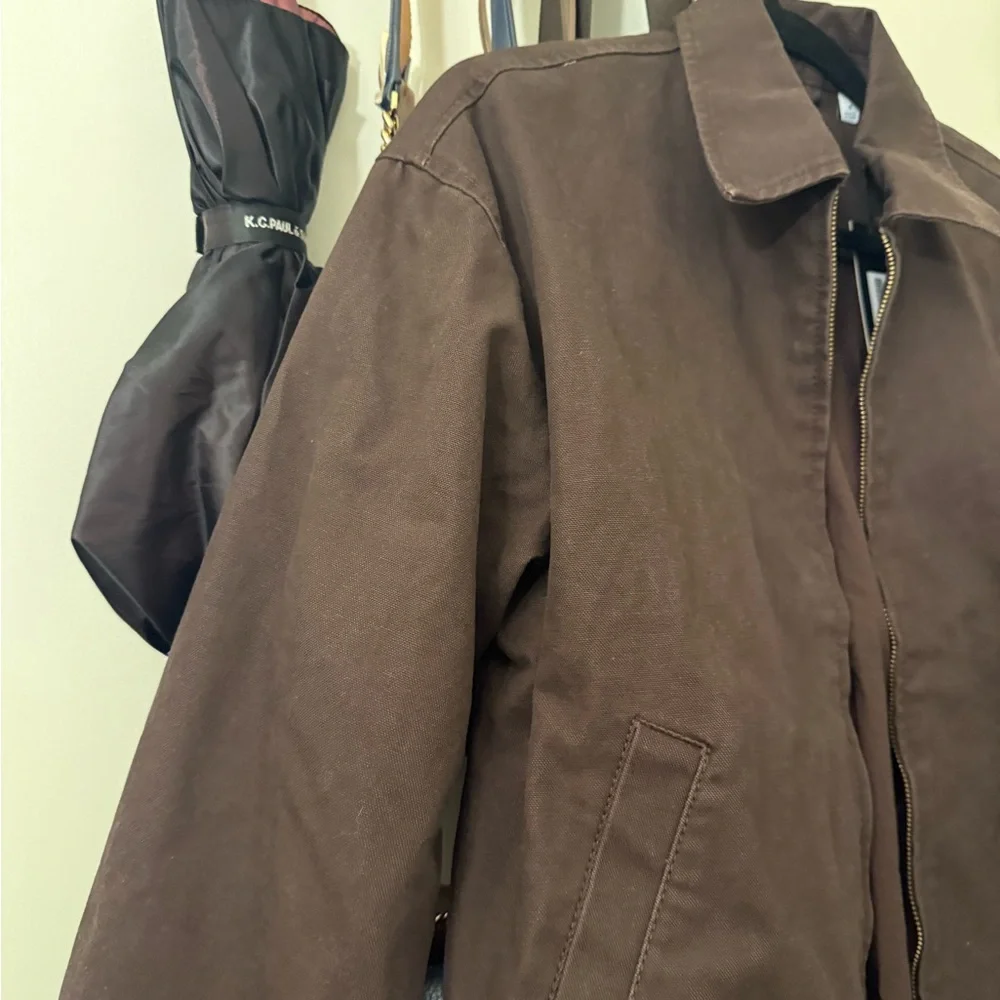 Aritzia TNA Brown Bomber Jacket - Picture 6 of 9